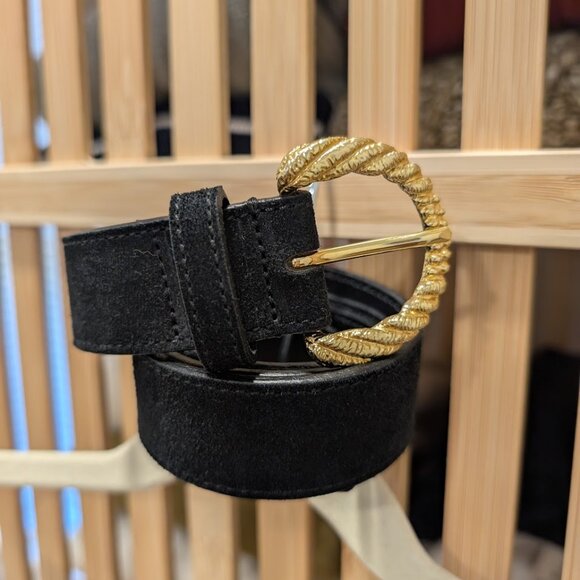 Sezane Thelma Belt Black - Size 85 sezane Thelma belt peony 85cm I liked the idea of sezane  main image 3